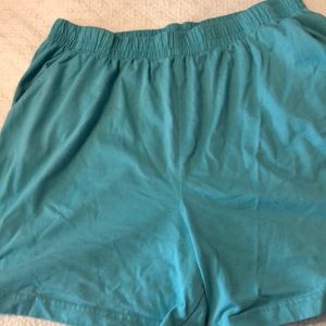 Speculation. Size 1X.   Aqua shorts